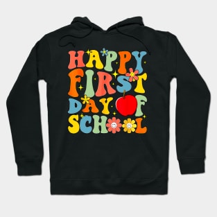 Happy First Day Of School Back To School Teachers Hoodie